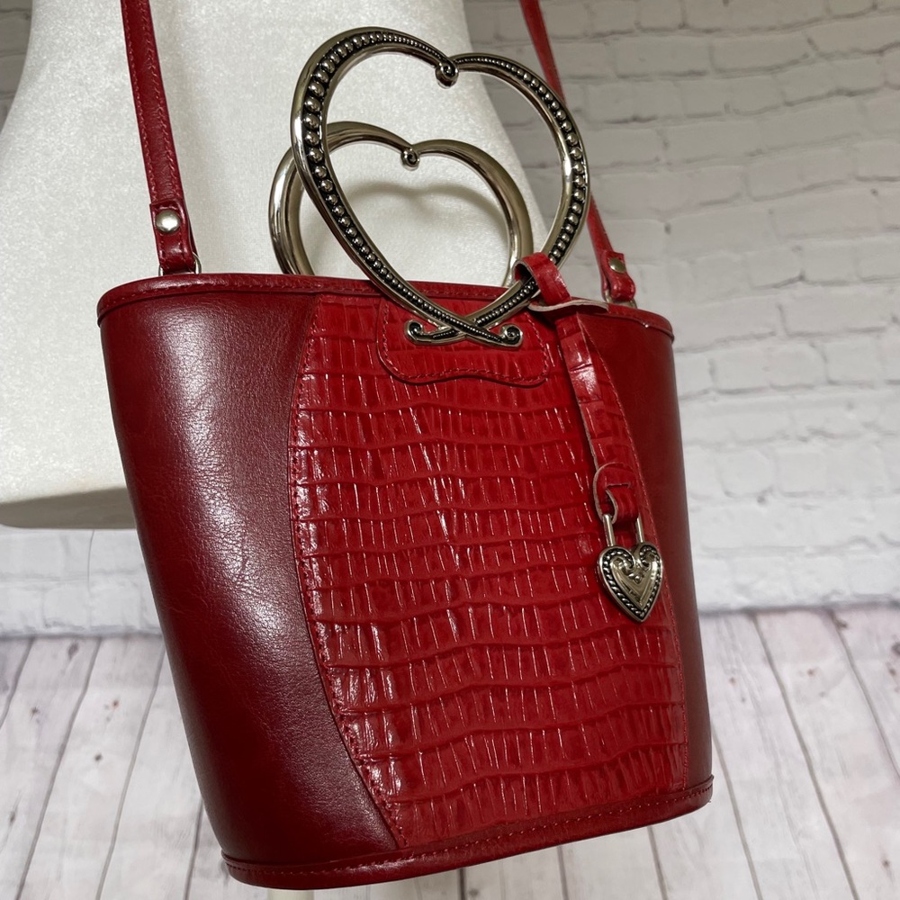 Brighton | Vintage Genuine Leather Bucket Purse